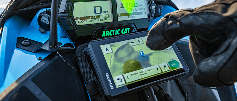 Arctic Cat Catalyst Garmin Display