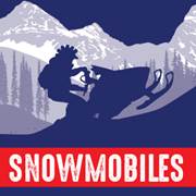 Illustrated Snowmobile.